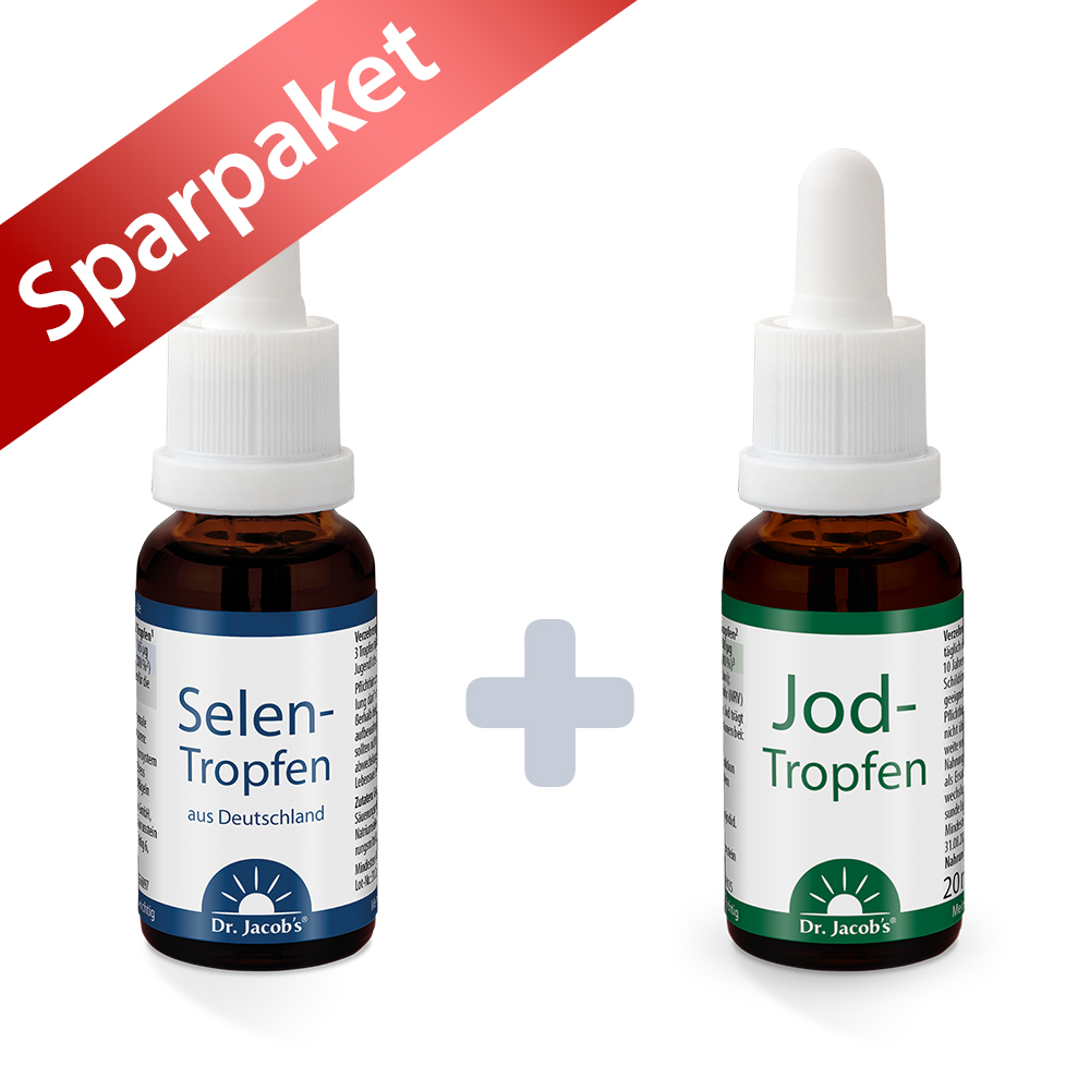1 x Selen-Tropfen + 1 x Jod-Tropfen