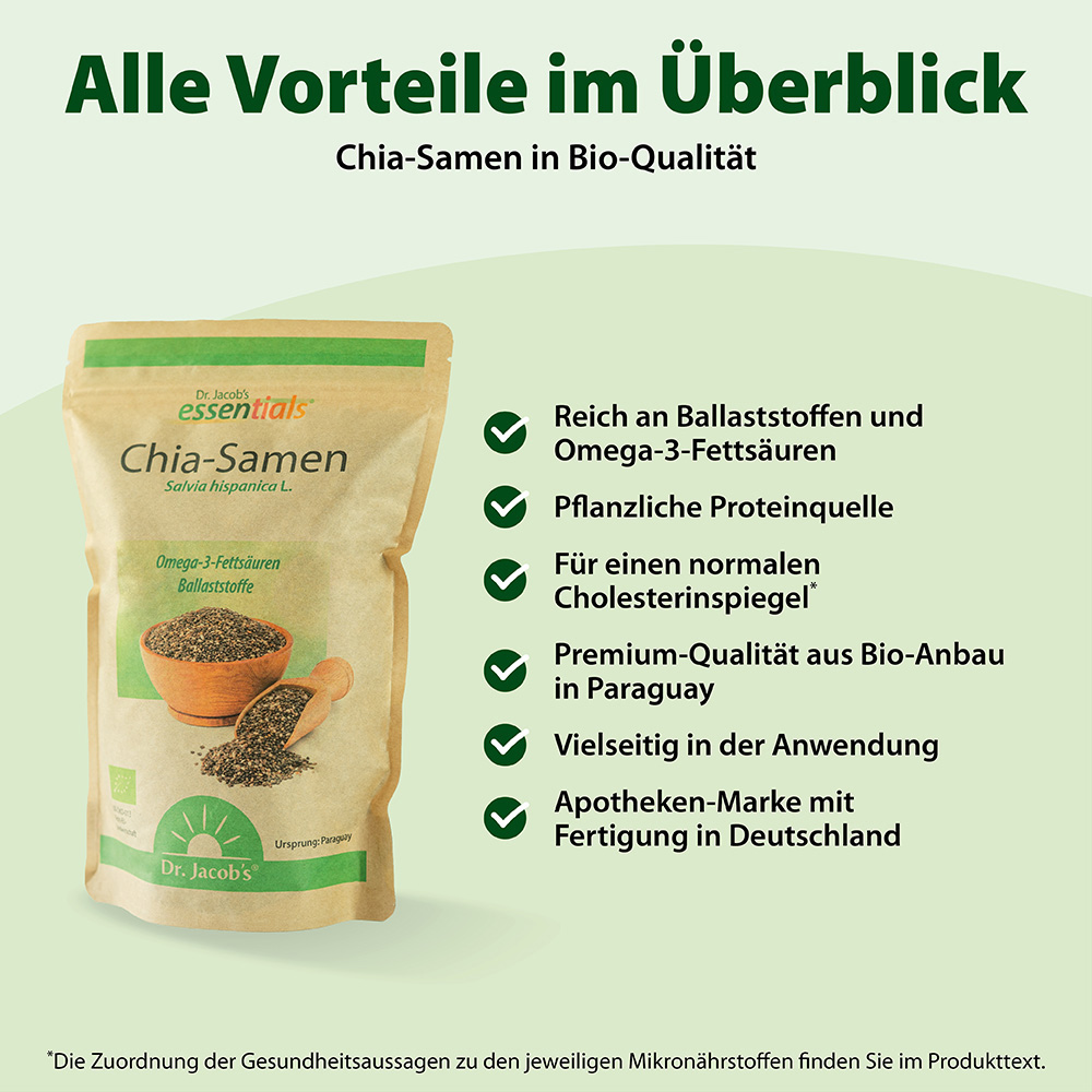 Chia-Samen BIO 700 g Beutel