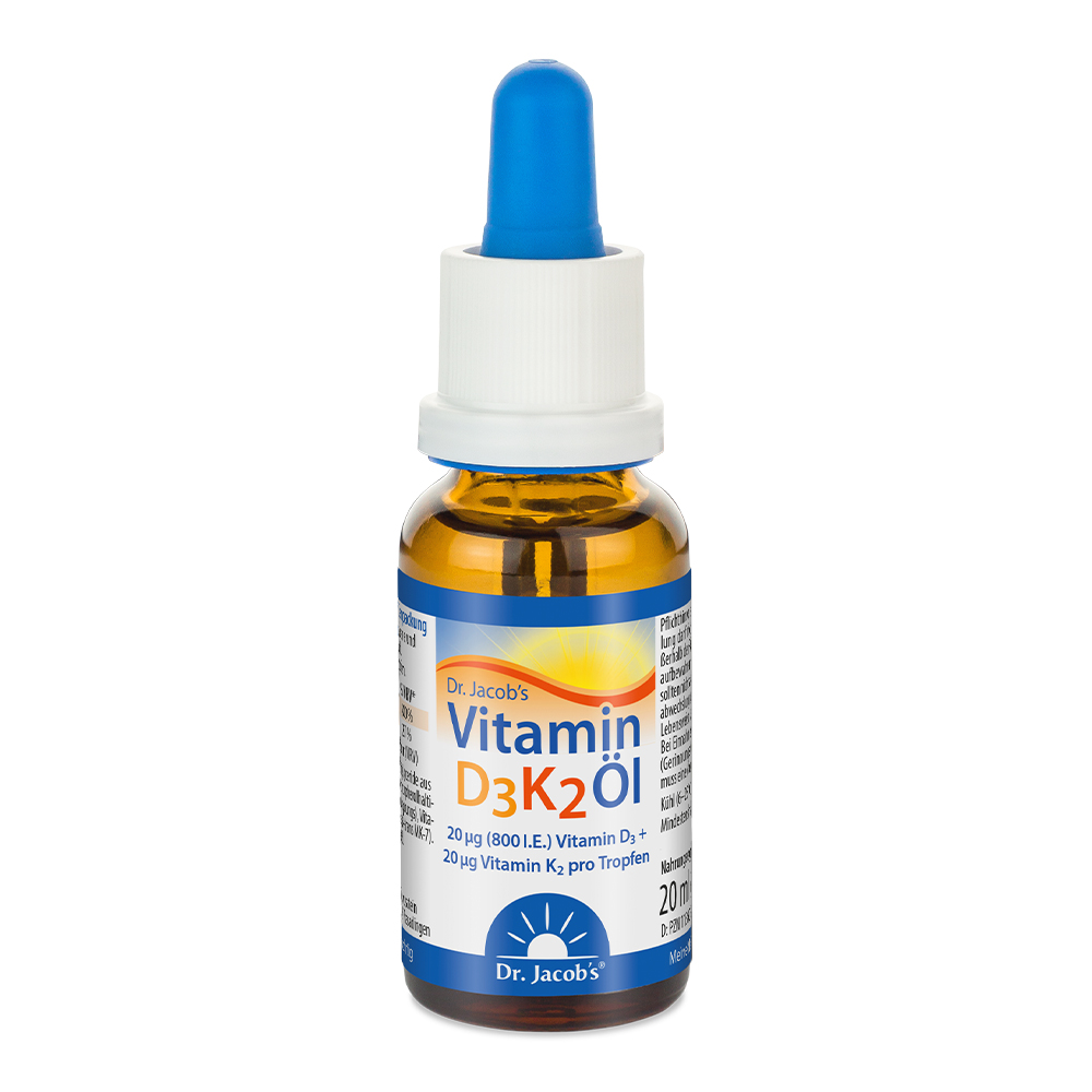 Dr. Jacob's Vitamin D3K2 Öl 20 ml