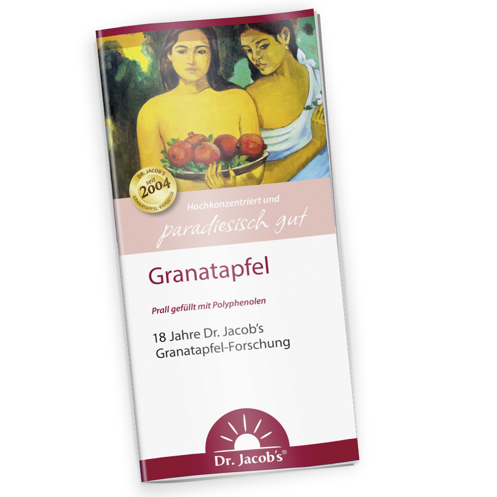 Flyer Dr. Jacob's Granatapfel