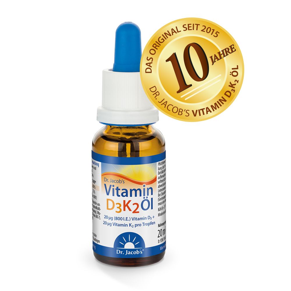 Dr. Jacob's Vitamin D3K2, 20 ml Lösung main image 1